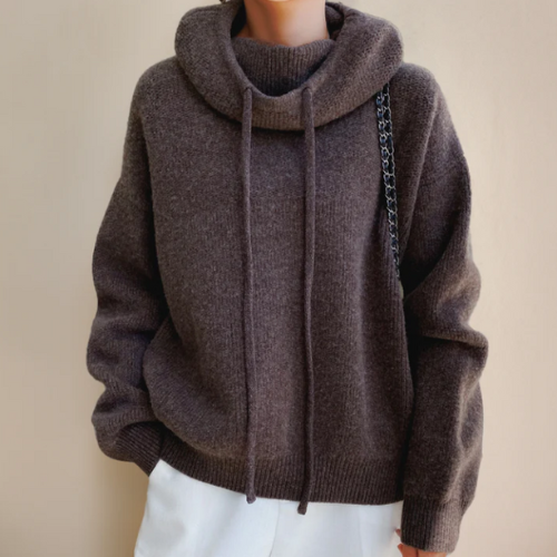 Evelyn Cozy Knit Hoodie