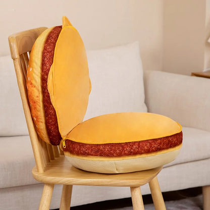 "Big Bite" Burger Pillow