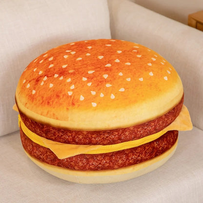 "Big Bite" Burger Pillow